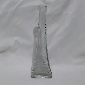 Vintage Clear Glass Eiffel Tower Vase/Bottle